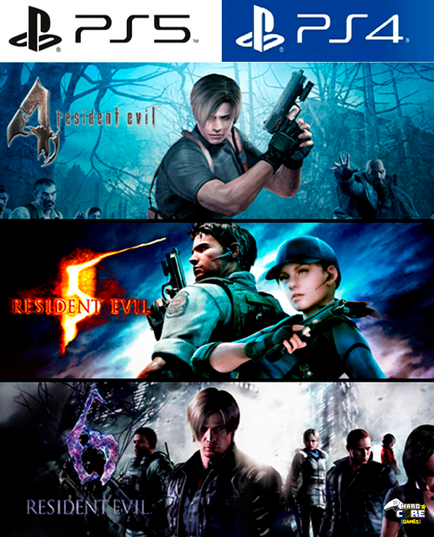 Resident Evil PACK TRIPLE 4 + 5 + 6